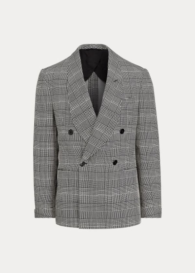 Men's Ralph Lauren Handmade Plaid Dinner Jacket | 675102JOZ